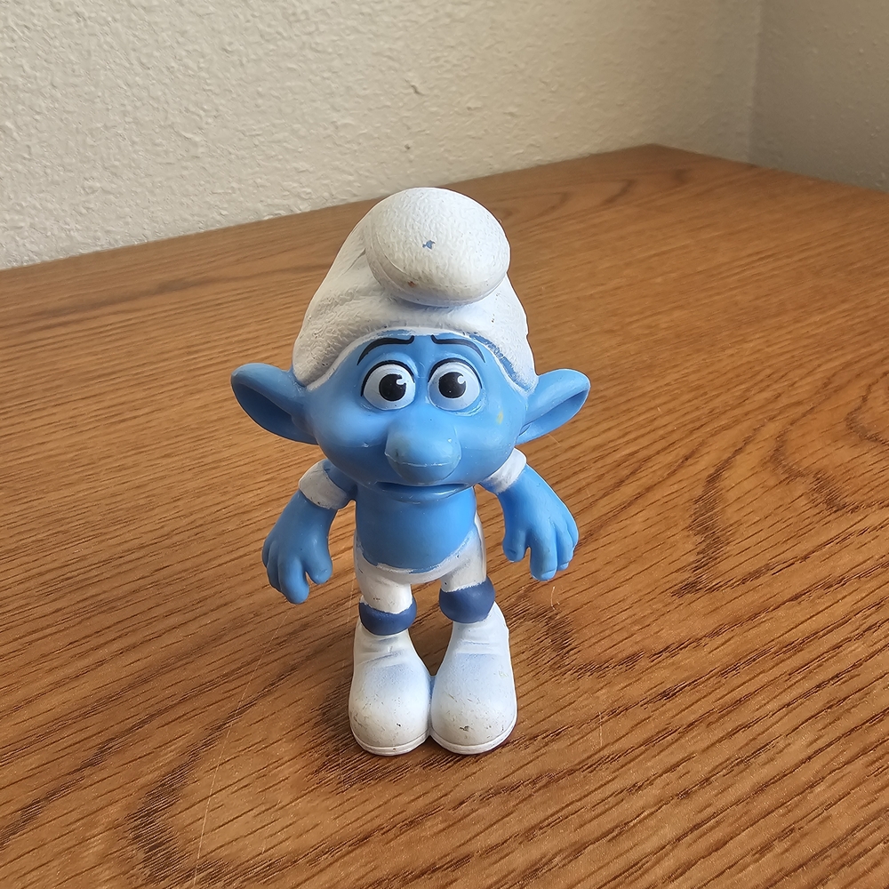 4/$10 Smurf Panicky Peyo 2011 Toy Figure Collectible Mcdonald's